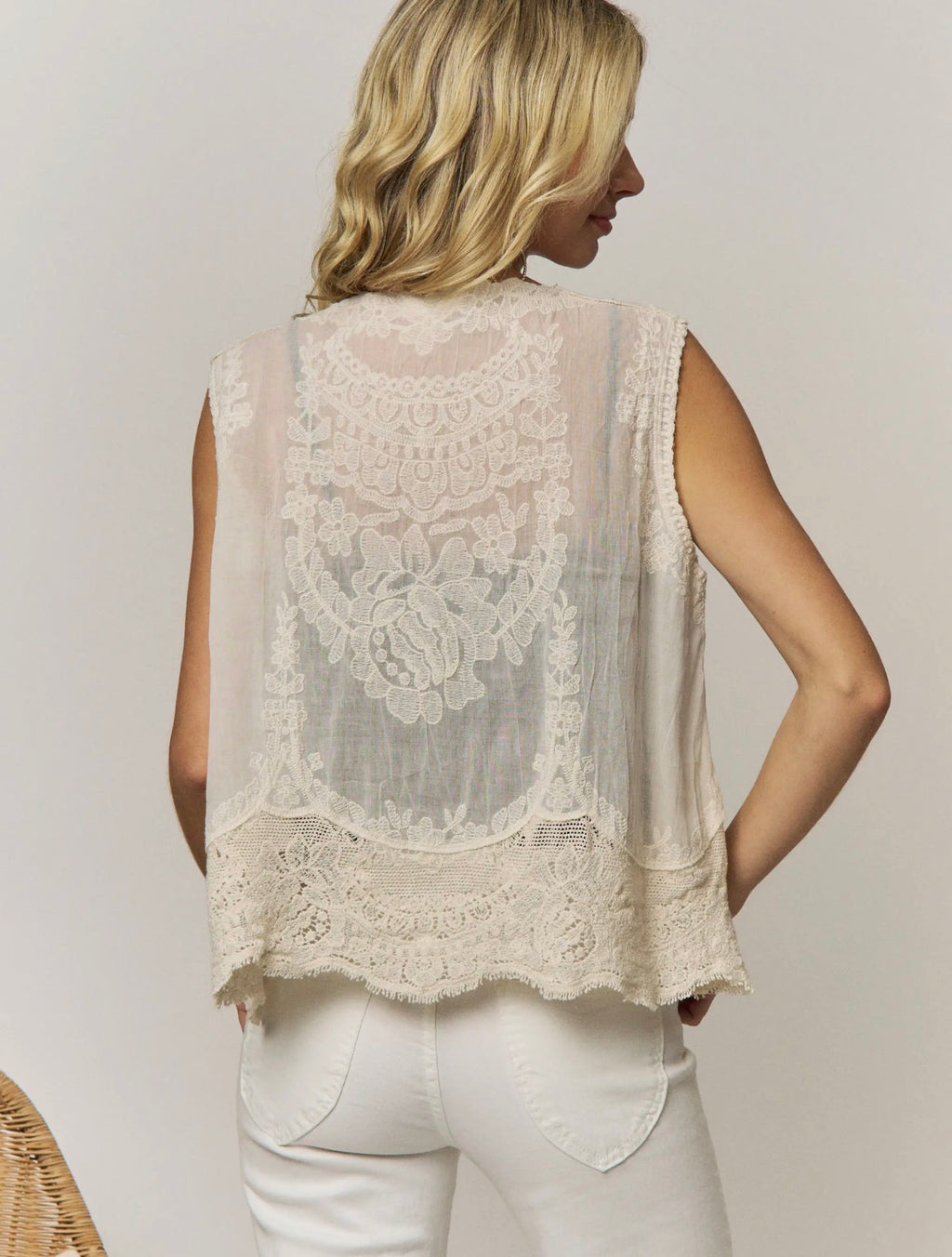 Adora Amelia embroidery top