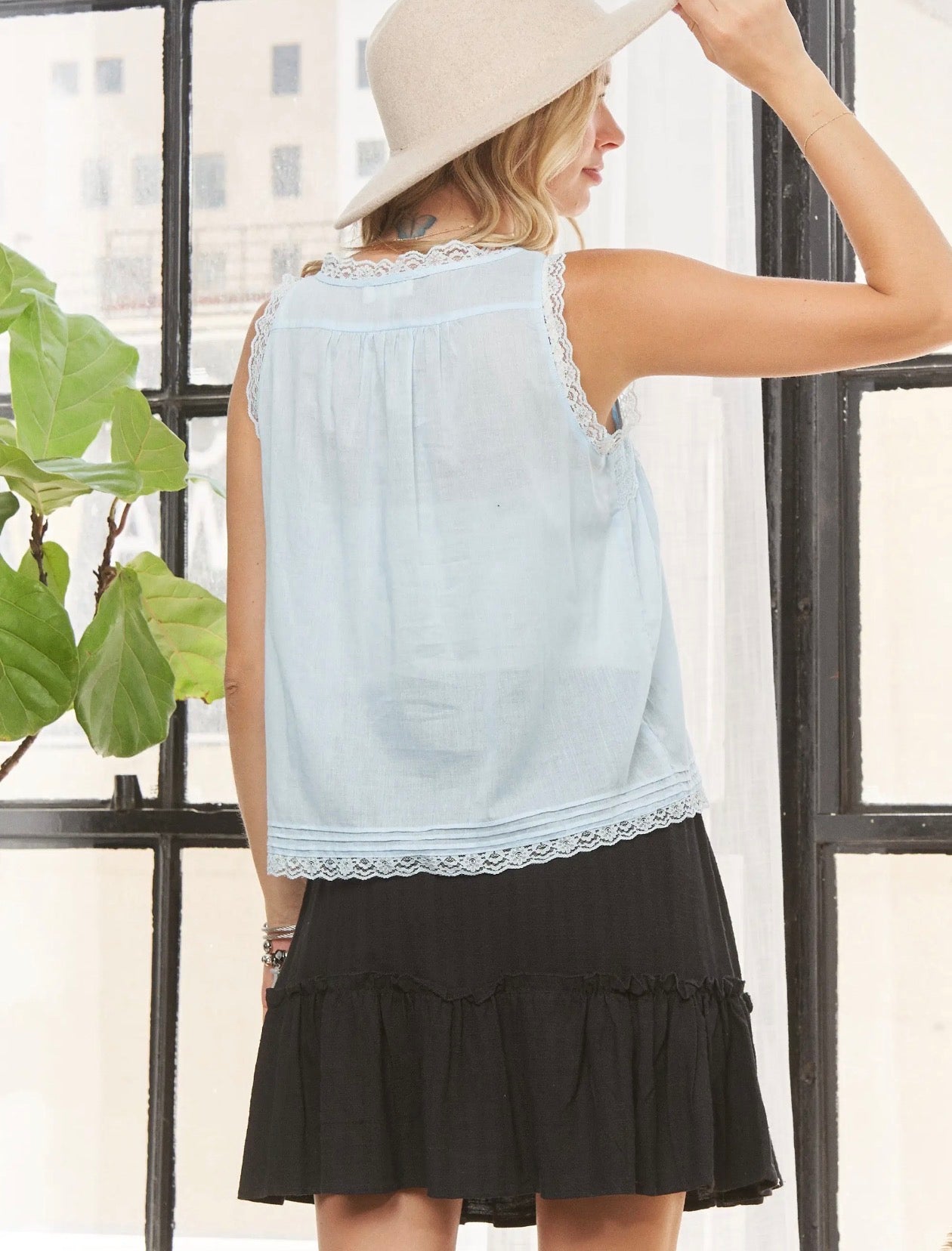 Adora Camille lace top