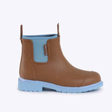 Merry People Bobbi Boots Chestnut & Ice Blue