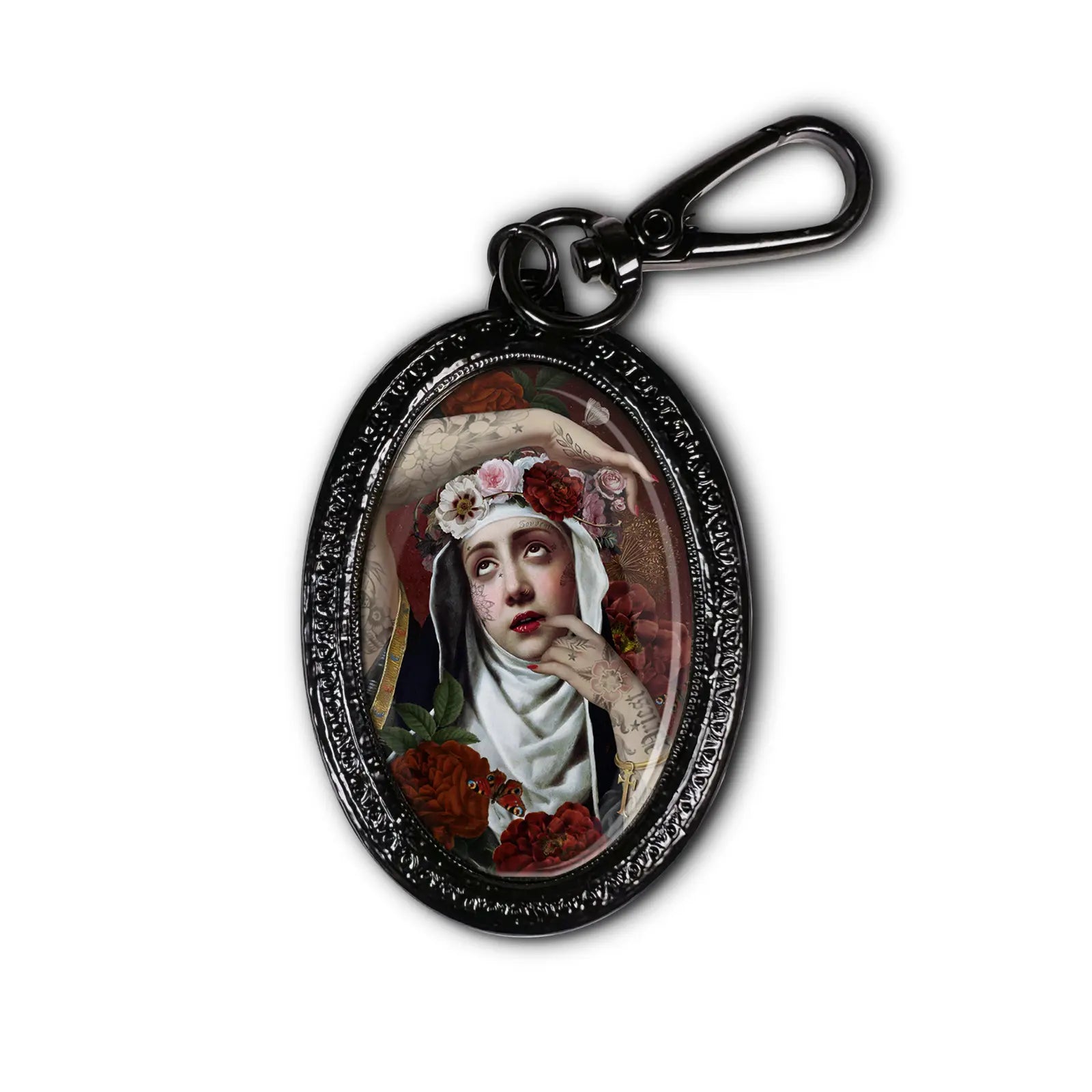 Voglio Bene keychain saint rita