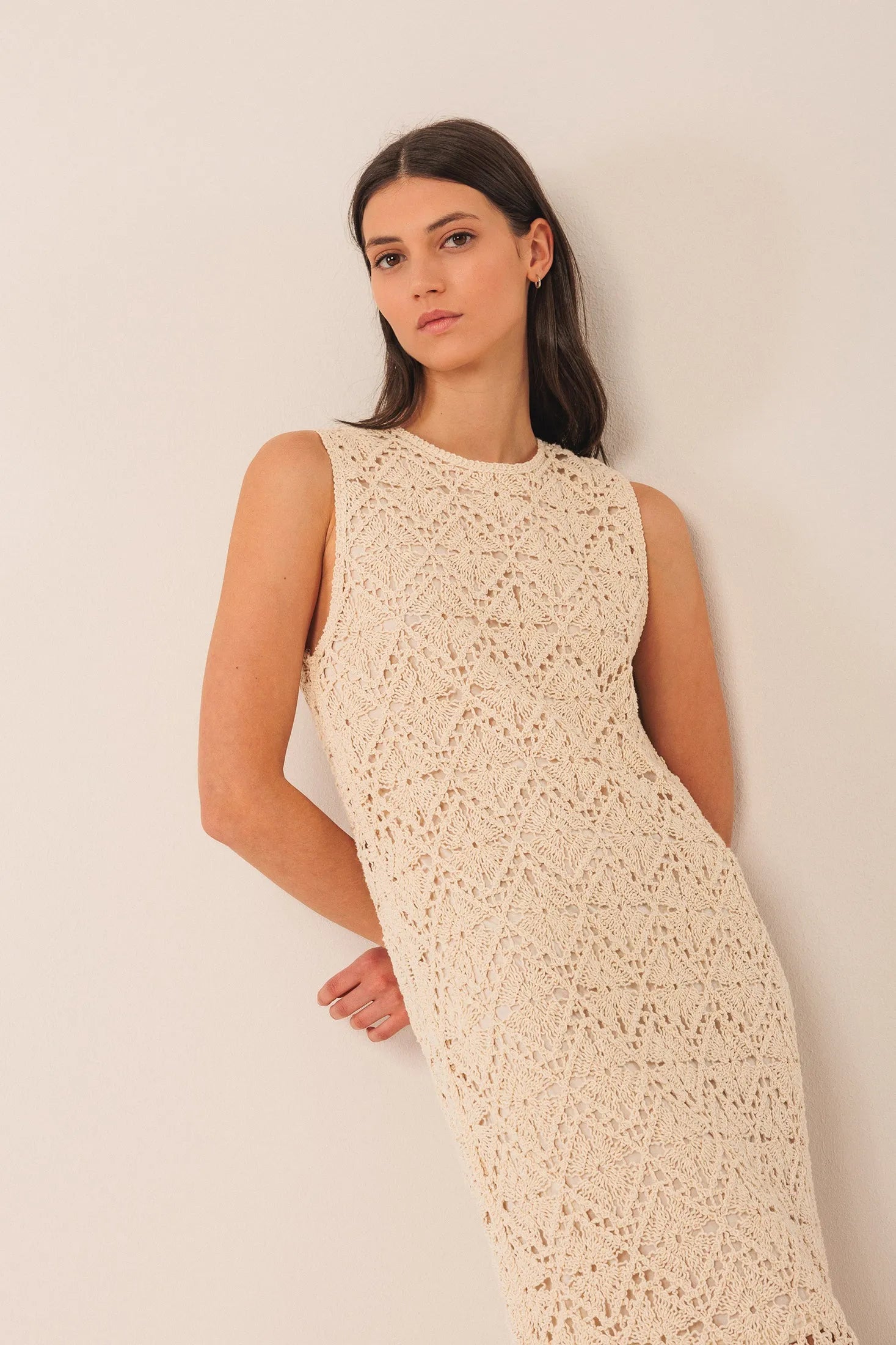 Indi & Cold Crochet Midi Dress - Stay Wild Collective  dress