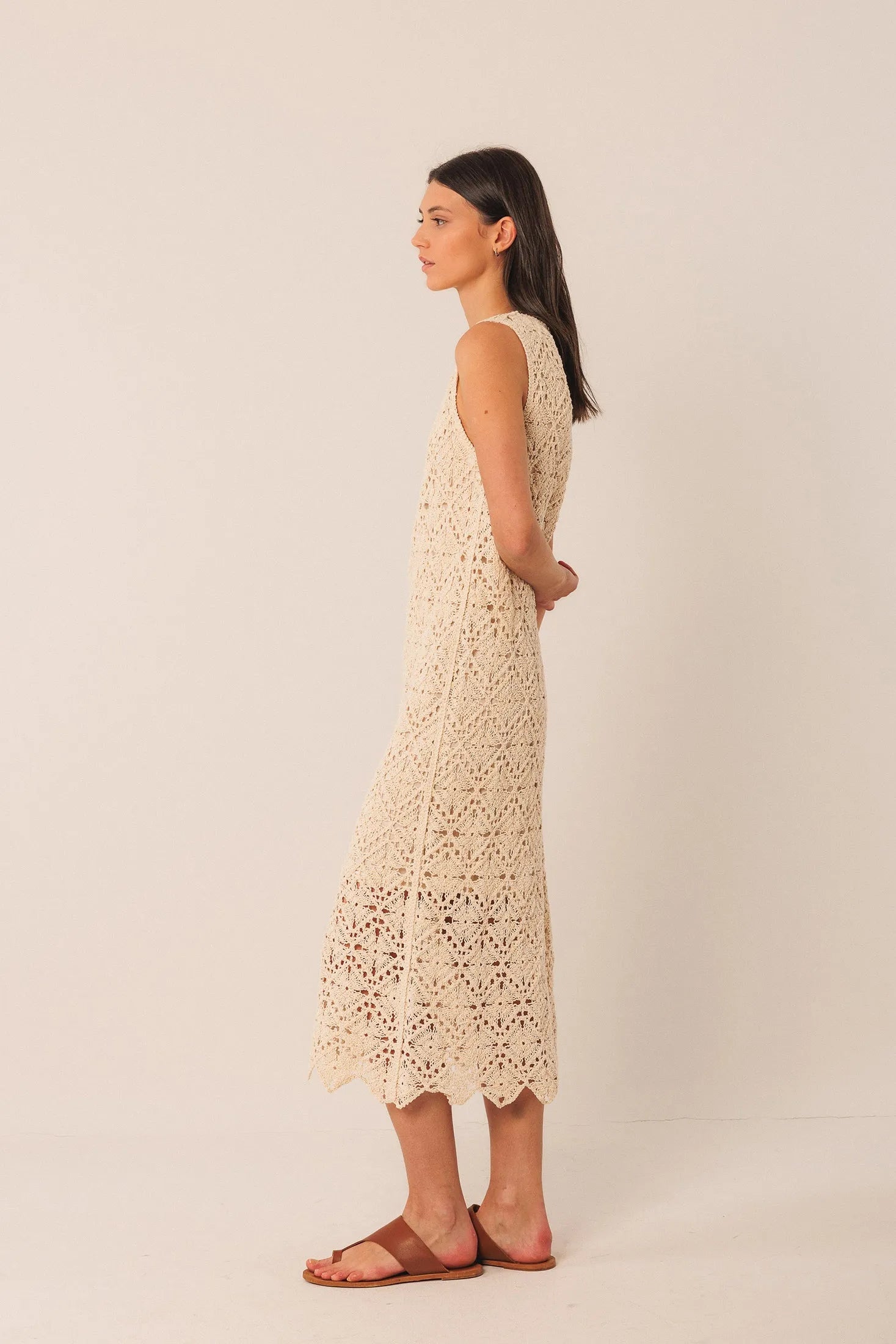 Indi & Cold Crochet Midi Dress - Stay Wild Collective  dress