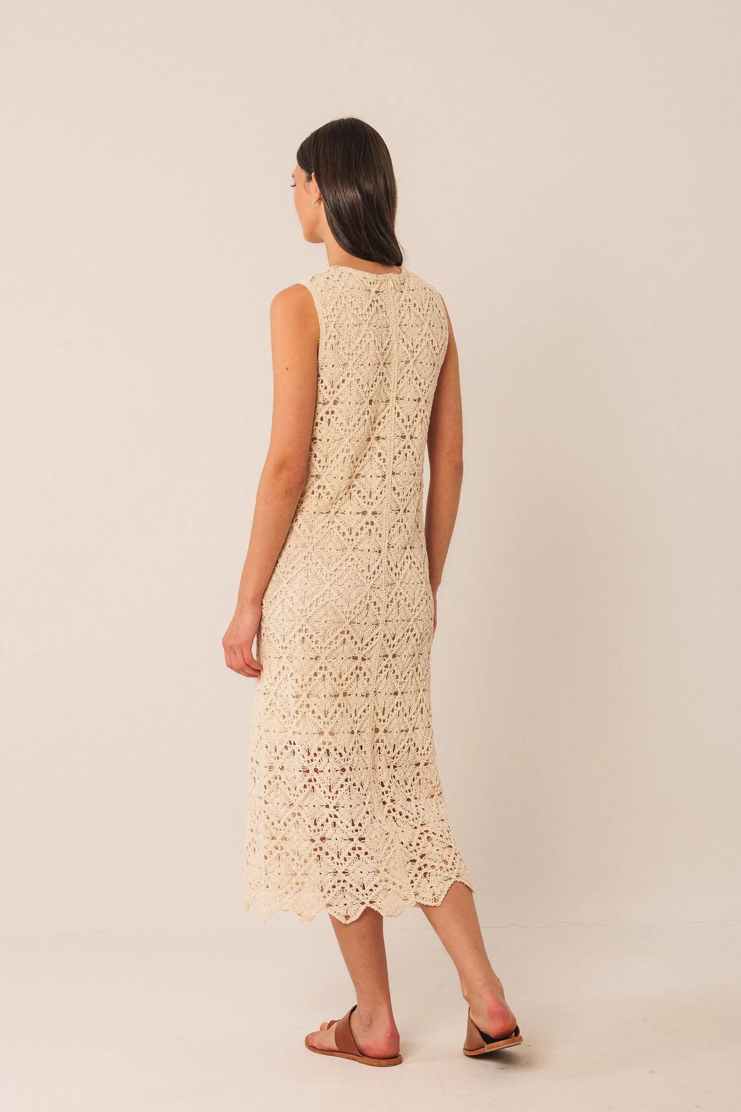 Indi & Cold Crochet Midi Dress - Stay Wild Collective  dress