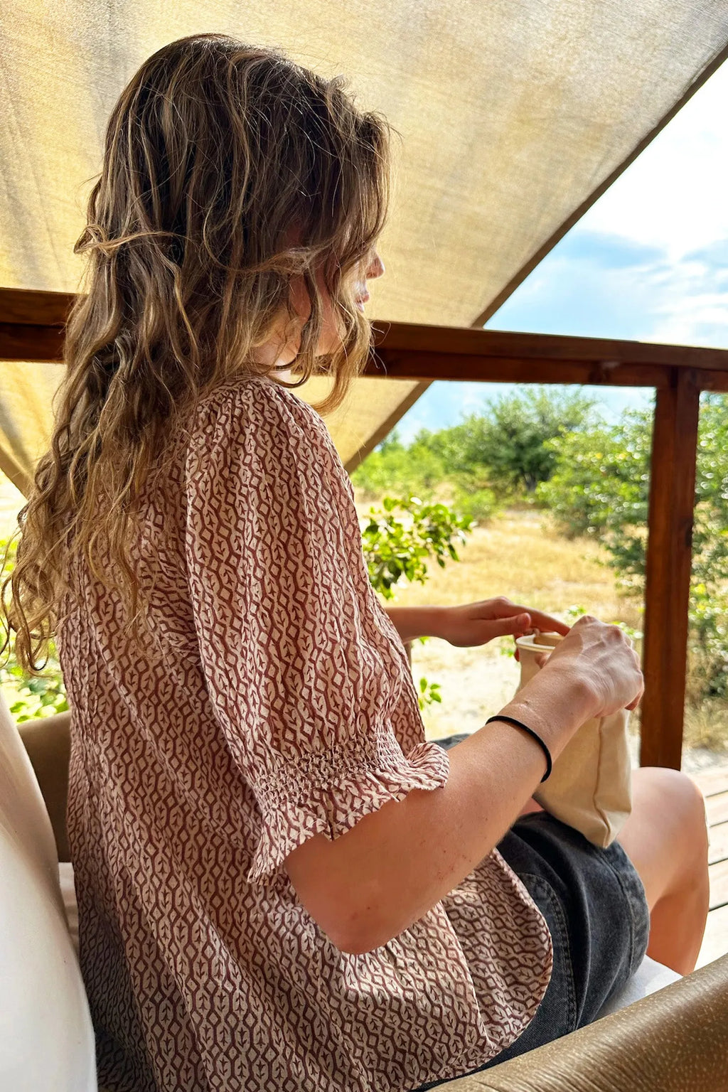 Indi & Cold Elastic Short Sleeve Shirt - Stay Wild Collective  Shirt