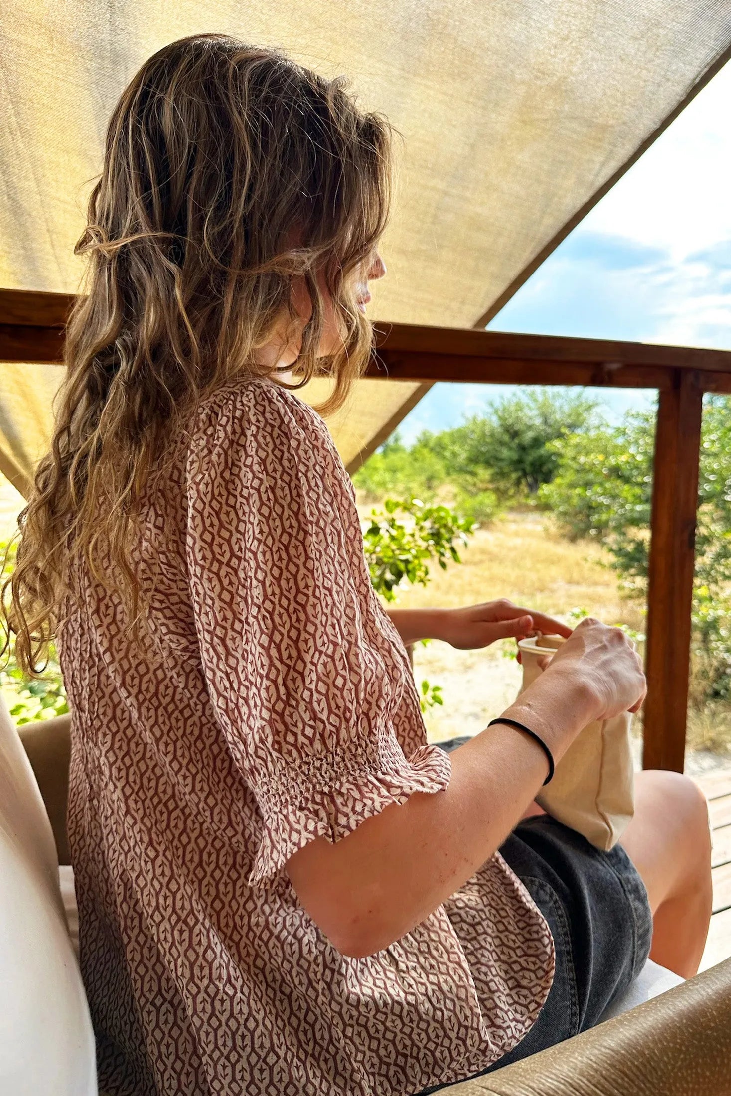 Indi & Cold Elastic Short Sleeve Shirt - Stay Wild Collective  Shirt