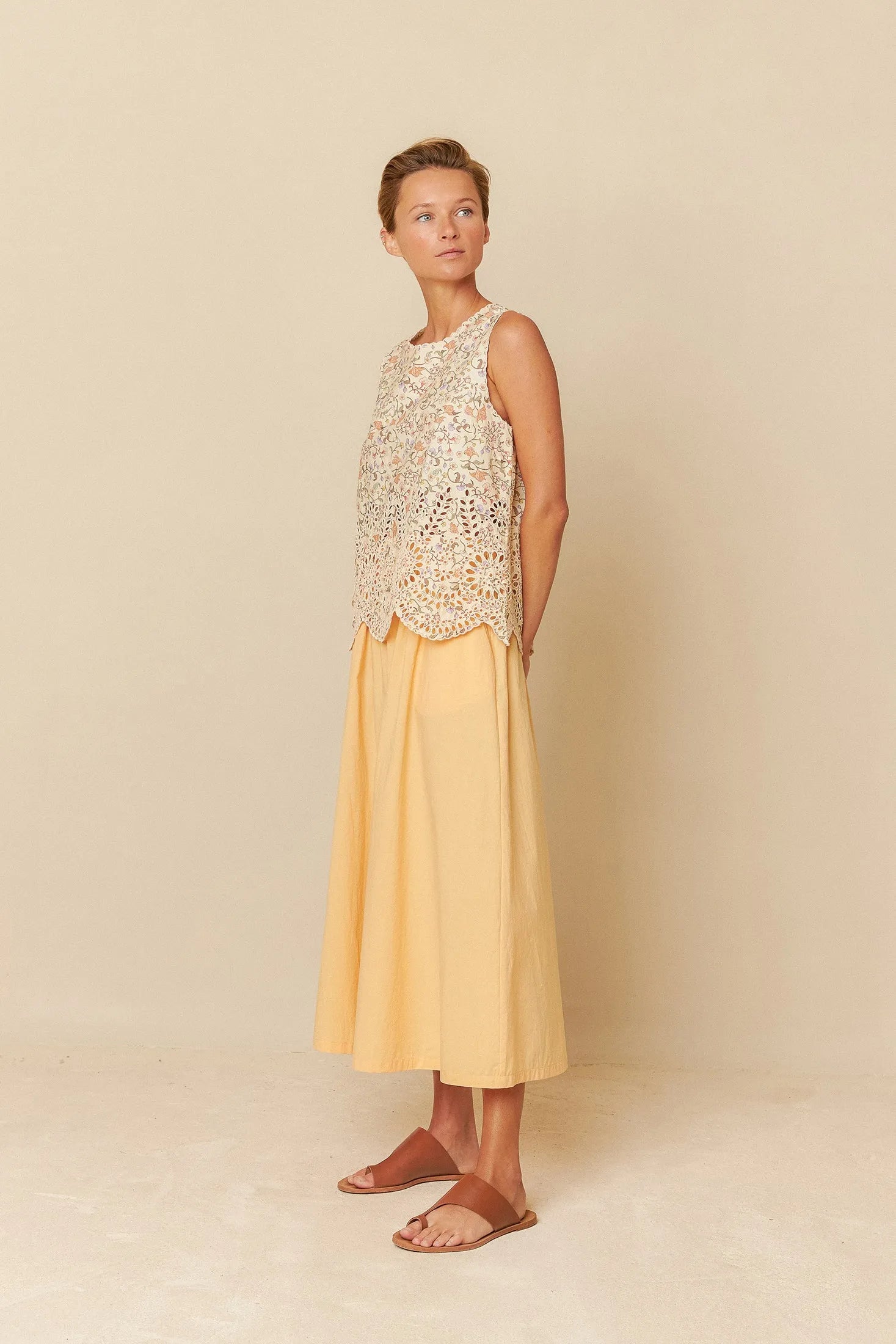 Indi & Cold Embroidered Poplin Top - Stay Wild Collective  Shirt