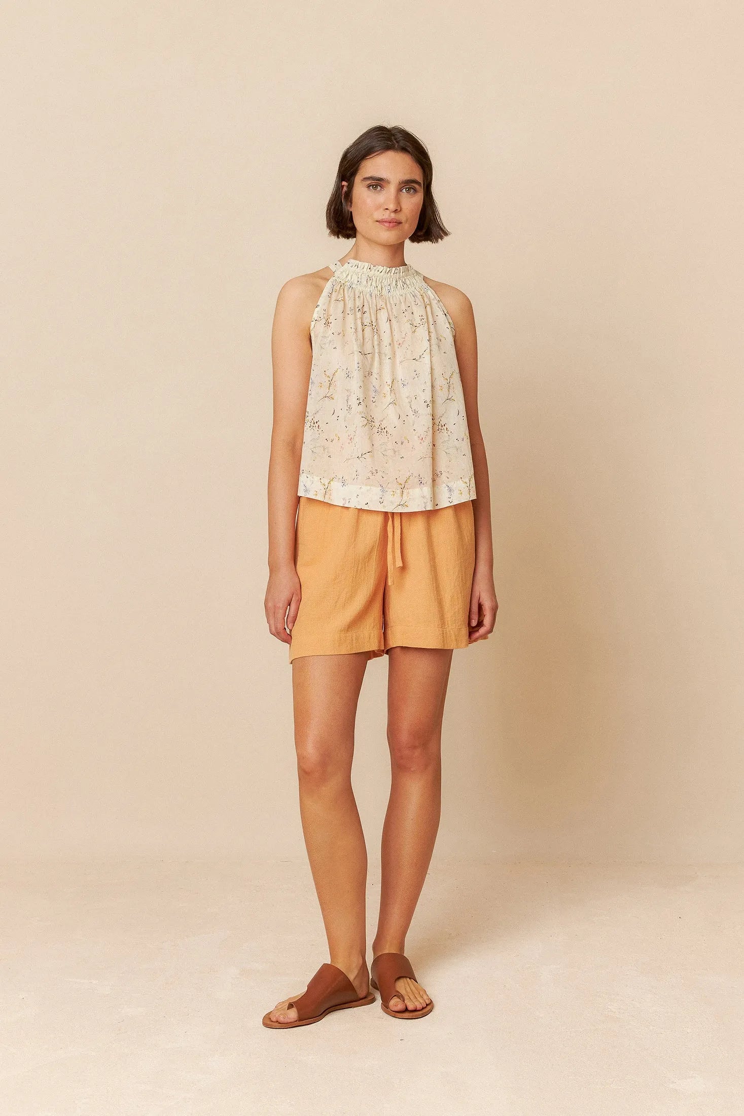 Indi & Cold Halter Collar Top - Stay Wild Collective  Shirt