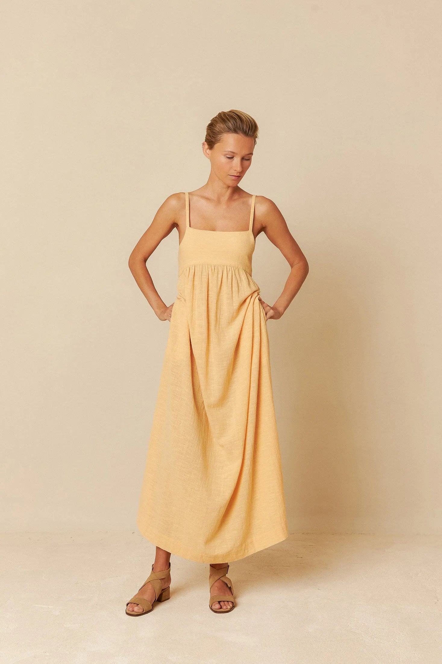 Indi & Cold Maxi Dress with Straps - Stay Wild Collective  dress