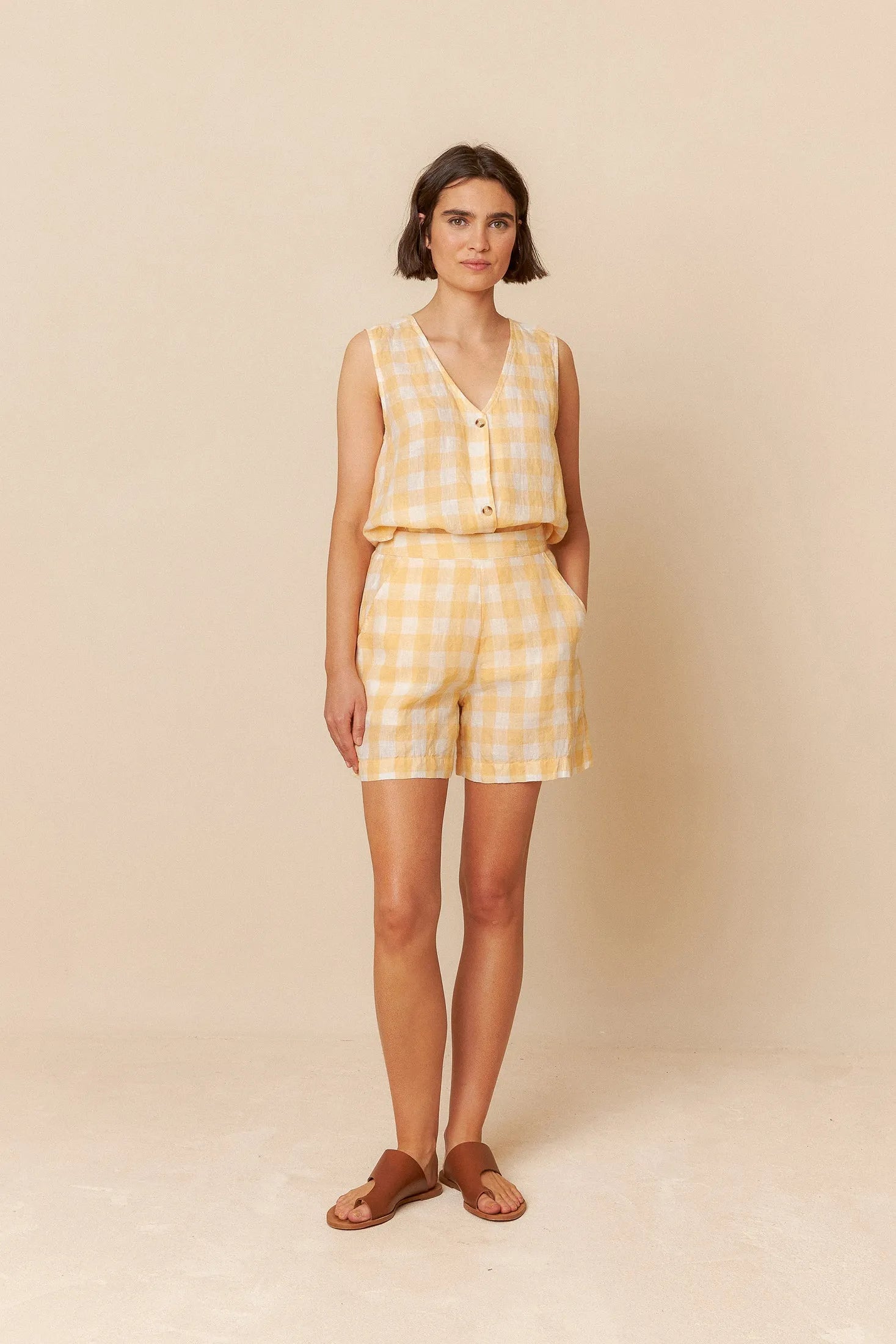 Indi & Cold Retro Vichy Shorts - Stay Wild Collective  Shorts
