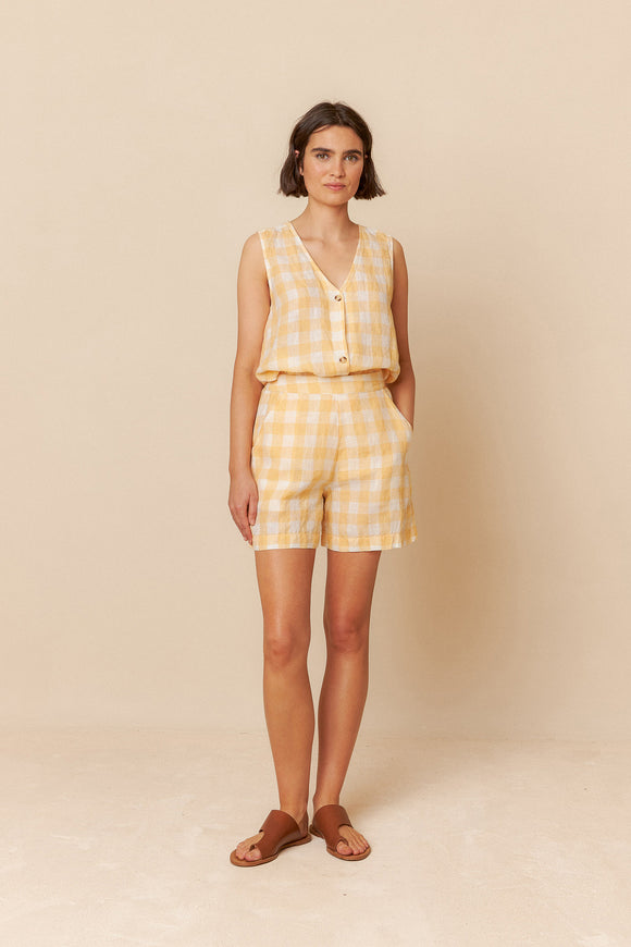 Indi & Cold Retro Vichy Shorts - Stay Wild Collective  Shorts