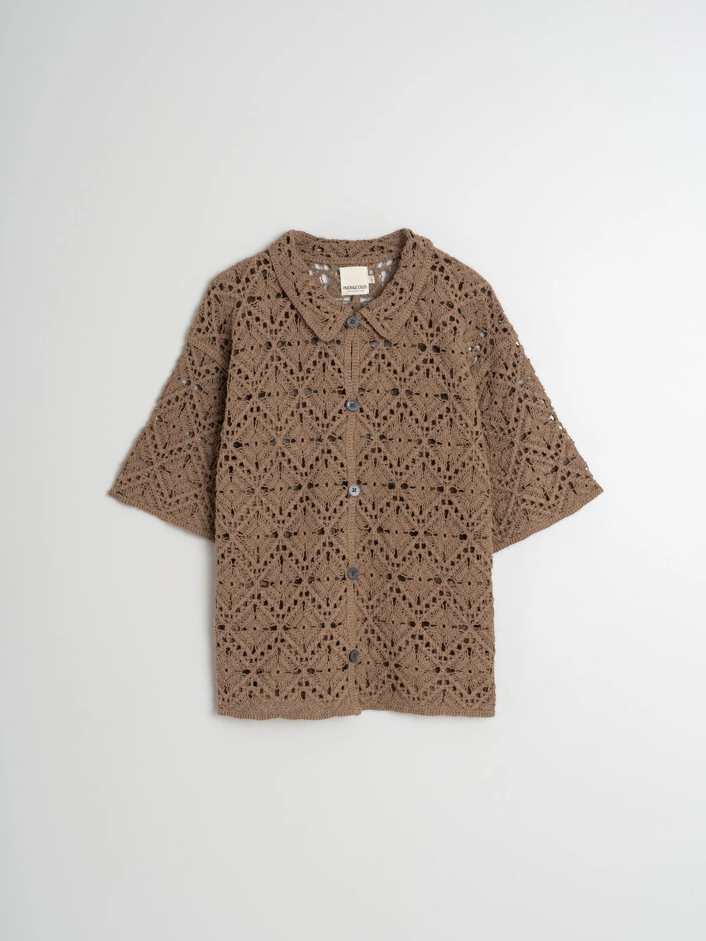 Indi & Cold Short Sleeve Crochet Jacket - Stay Wild Collective  Shirt