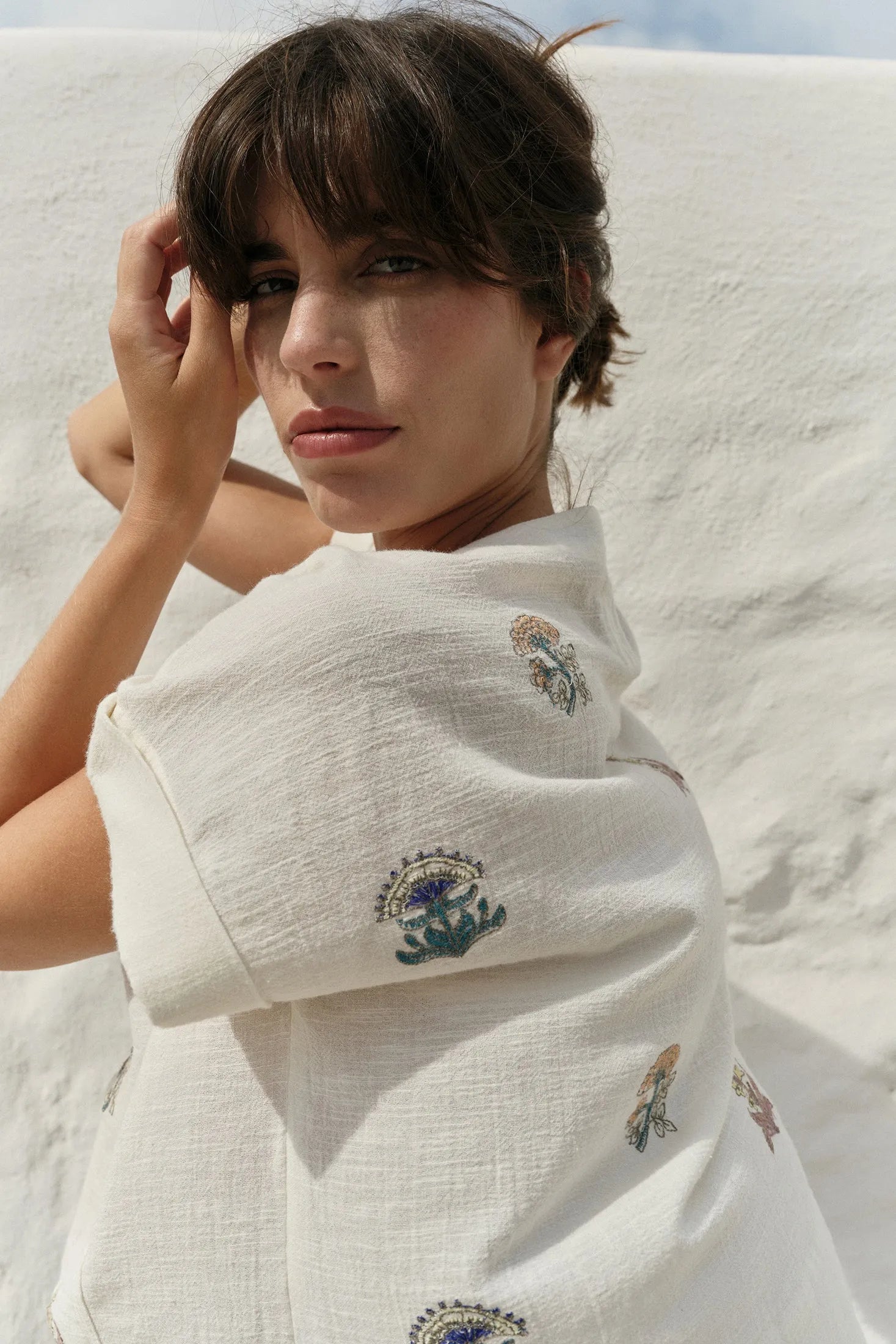 Indi & Cold Short Sleeve Embroidered Shirt - Stay Wild Collective  Shirt