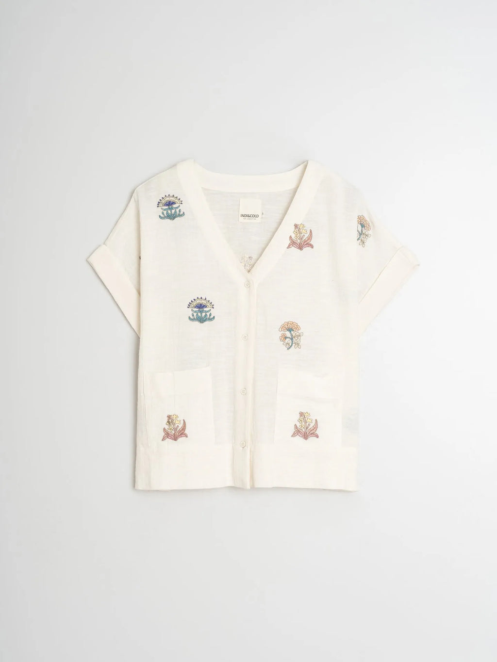 Indi & Cold Short Sleeve Embroidered Shirt - Stay Wild Collective  Shirt