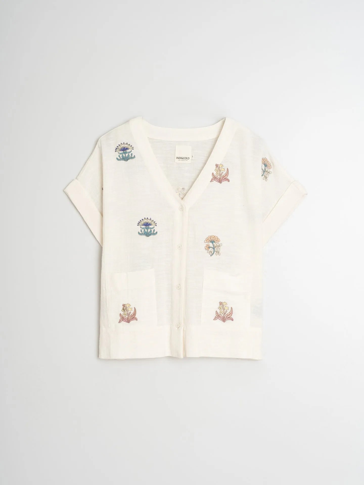 Indi & Cold Short Sleeve Embroidered Shirt - Stay Wild Collective  Shirt
