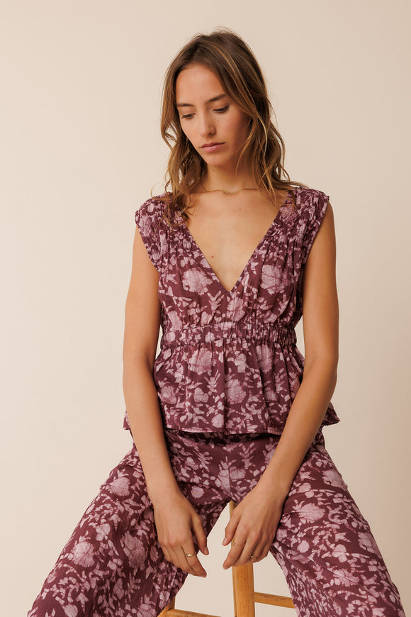 Indi & Cold Top with Elastic Details - Stay Wild Collective  Shirt