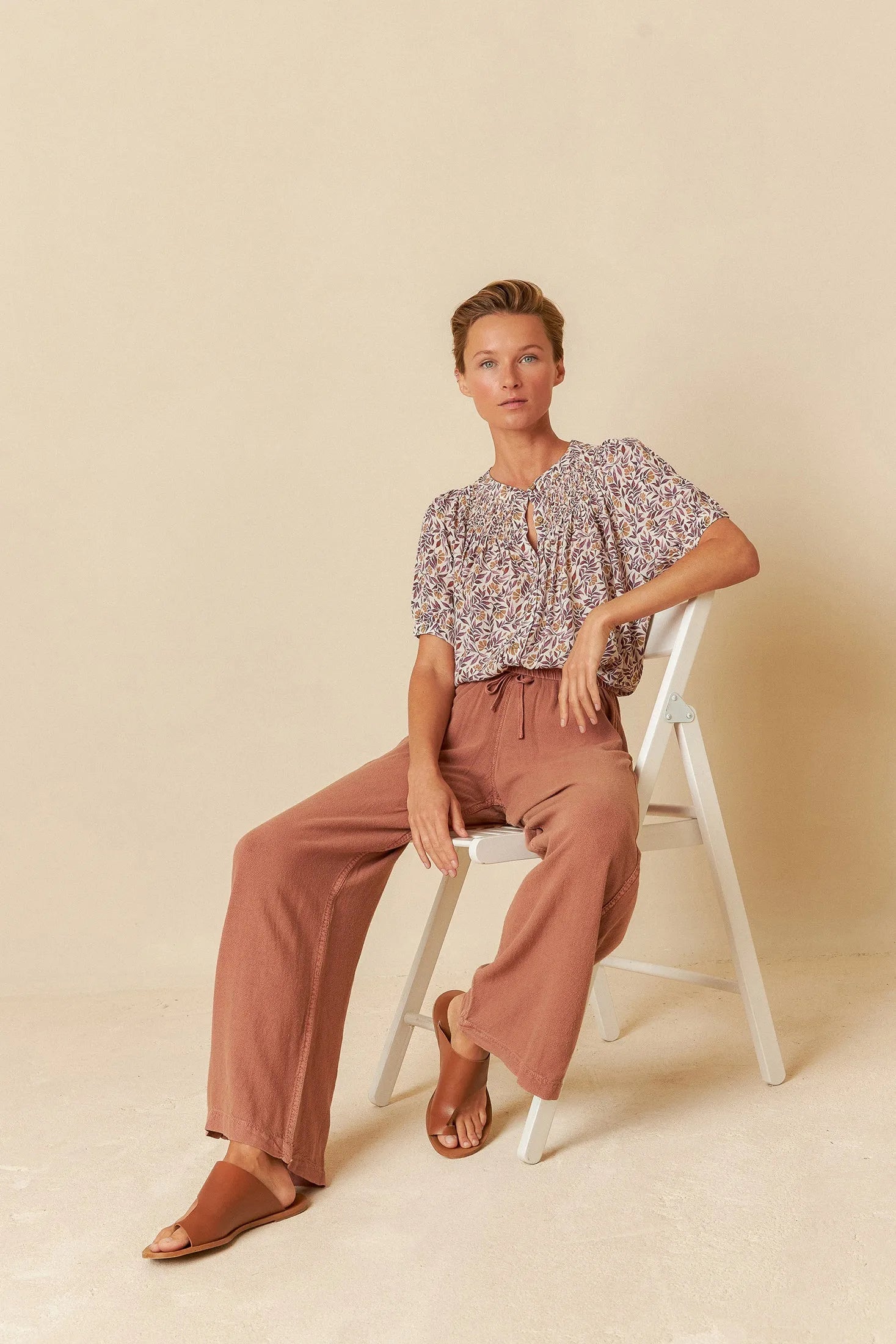 Indi & Cold Water Colour Flower Shirt - Stay Wild Collective  Shirt