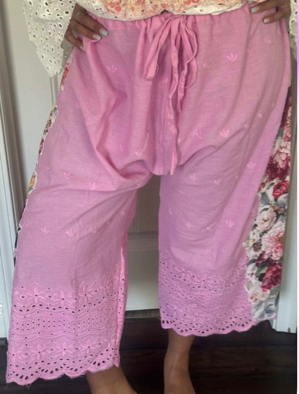  Indi & Sai Eyelet Kirsten patchwork bloomers - Stay Wild Collective  