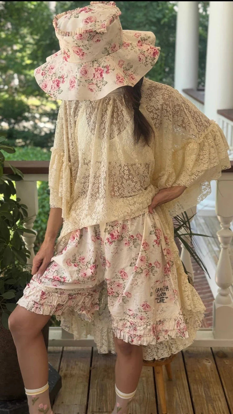  Indi & Sai Rosalie floral bloomers - pink - Stay Wild Collective  