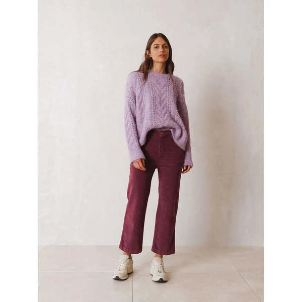  Indi and cold Gina trousers plum SALE - Stay Wild Collective  