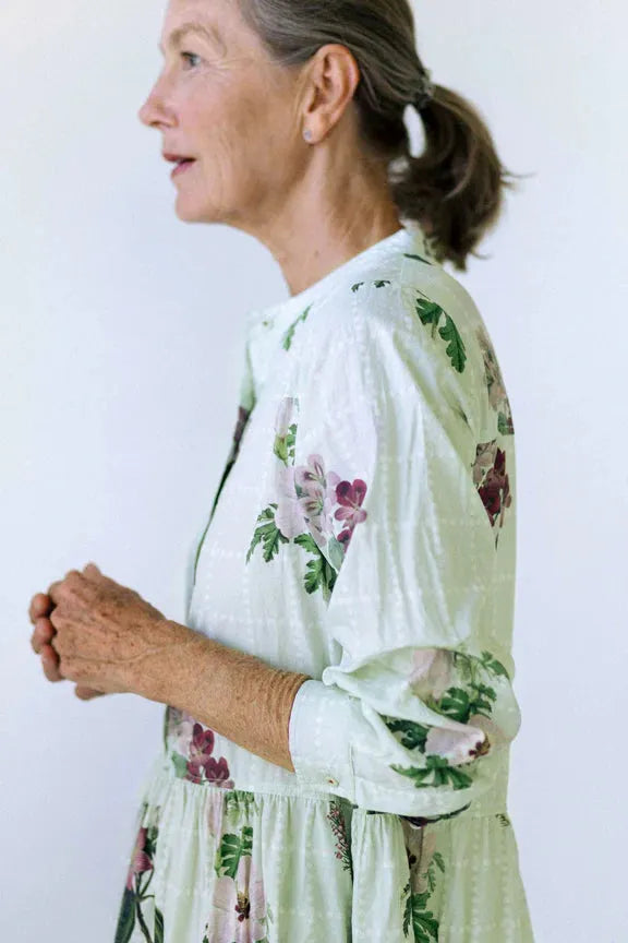 Ingrid dress in Arbour *organic cotton by Lazybones SALE - Stay Wild Collective  