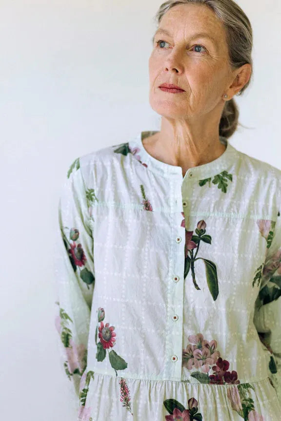 Ingrid dress in Arbour *organic cotton by Lazybones SALE - Stay Wild Collective  