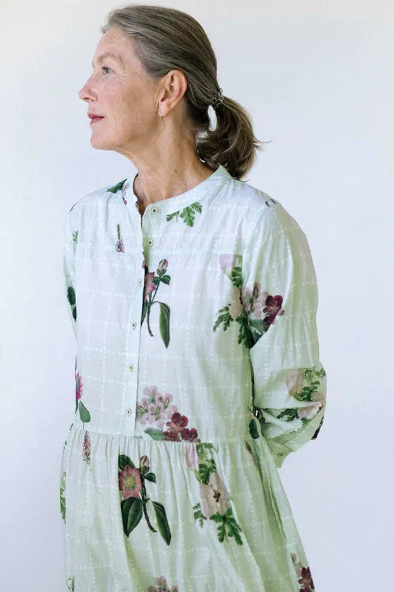 Ingrid dress in Arbour *organic cotton by Lazybones SALE - Stay Wild Collective  