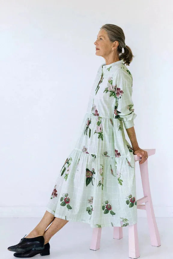 Ingrid dress in Arbour *organic cotton by Lazybones SALE - Stay Wild Collective  