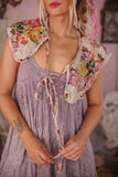 Pre Order Magnolia Pearl Floral Appliqué Hannes Collar JABOT 049-STORY-OS