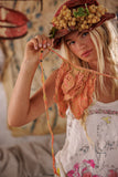 Pre Order Magnolia Pearl Embroidered Fairen Jabot 196-OGPPY-OS