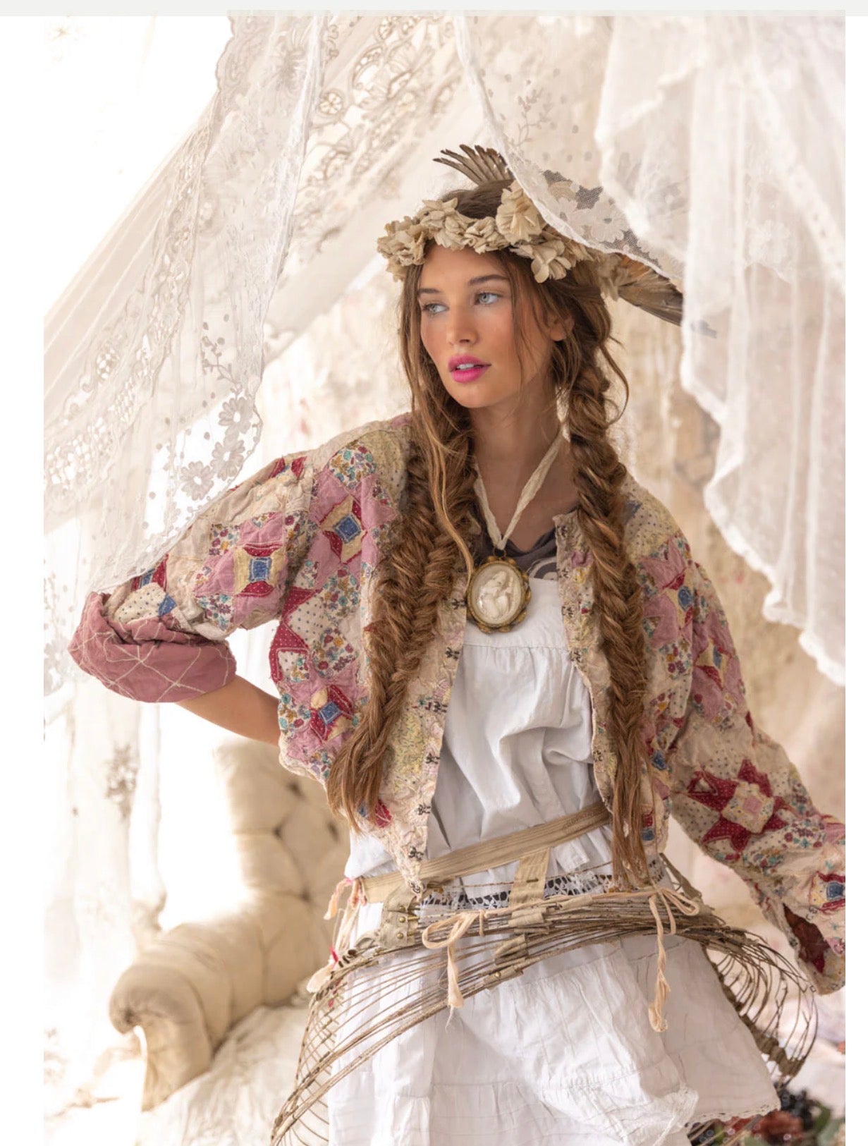  JACKET 541-ELLIS-OS
Quiltwork Luisa Jacket - Stay Wild Collective  