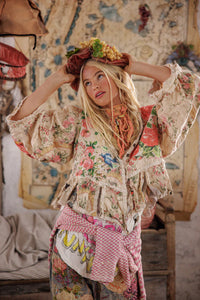 Magnolia Pearl Floral Appliqué Monique Jacket 662-PRNTH-OS