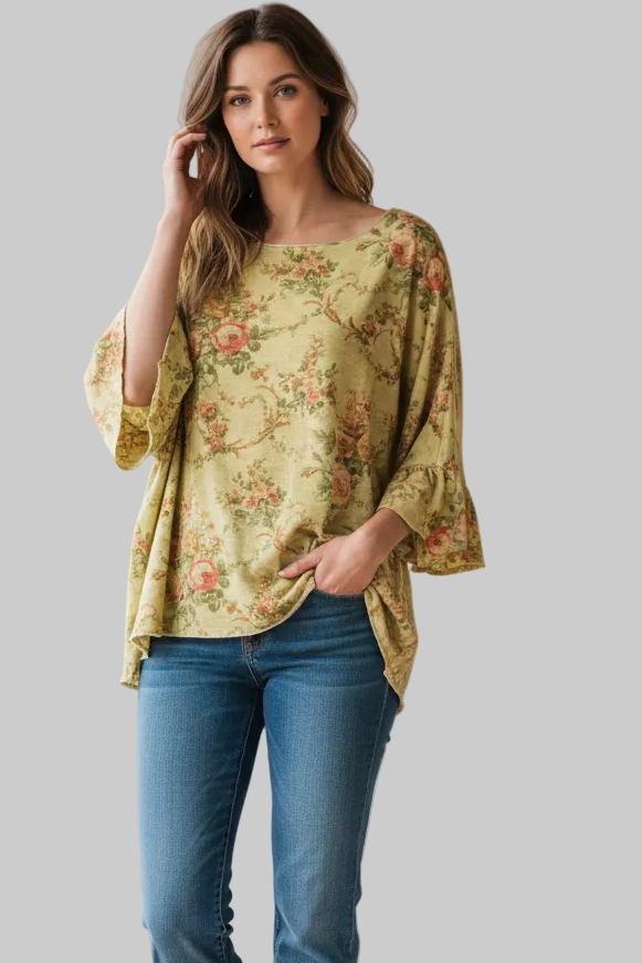  JADED GYPSY BE FREE TOP -  meadow mist - Stay Wild Collective  