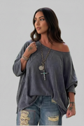  JADED GYPSY BE FREE TOP -  vintage indigo - Stay Wild Collective  