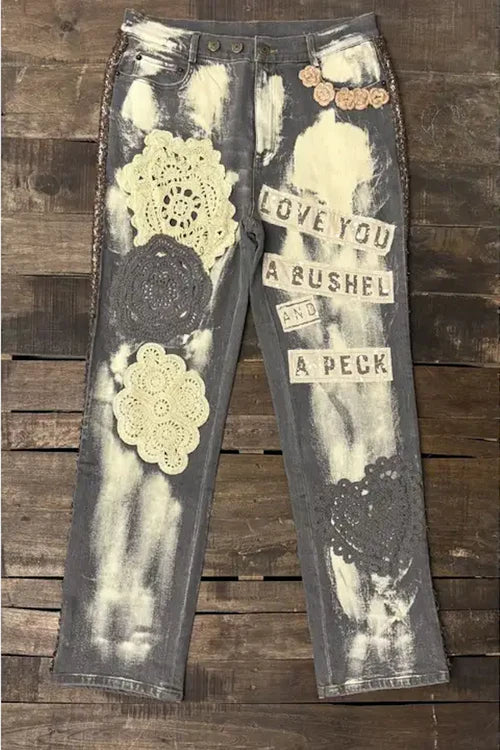  JADED GYPSY
FULL OF LOVE JEANS - VINTAGE BLACK - Stay Wild Collective  