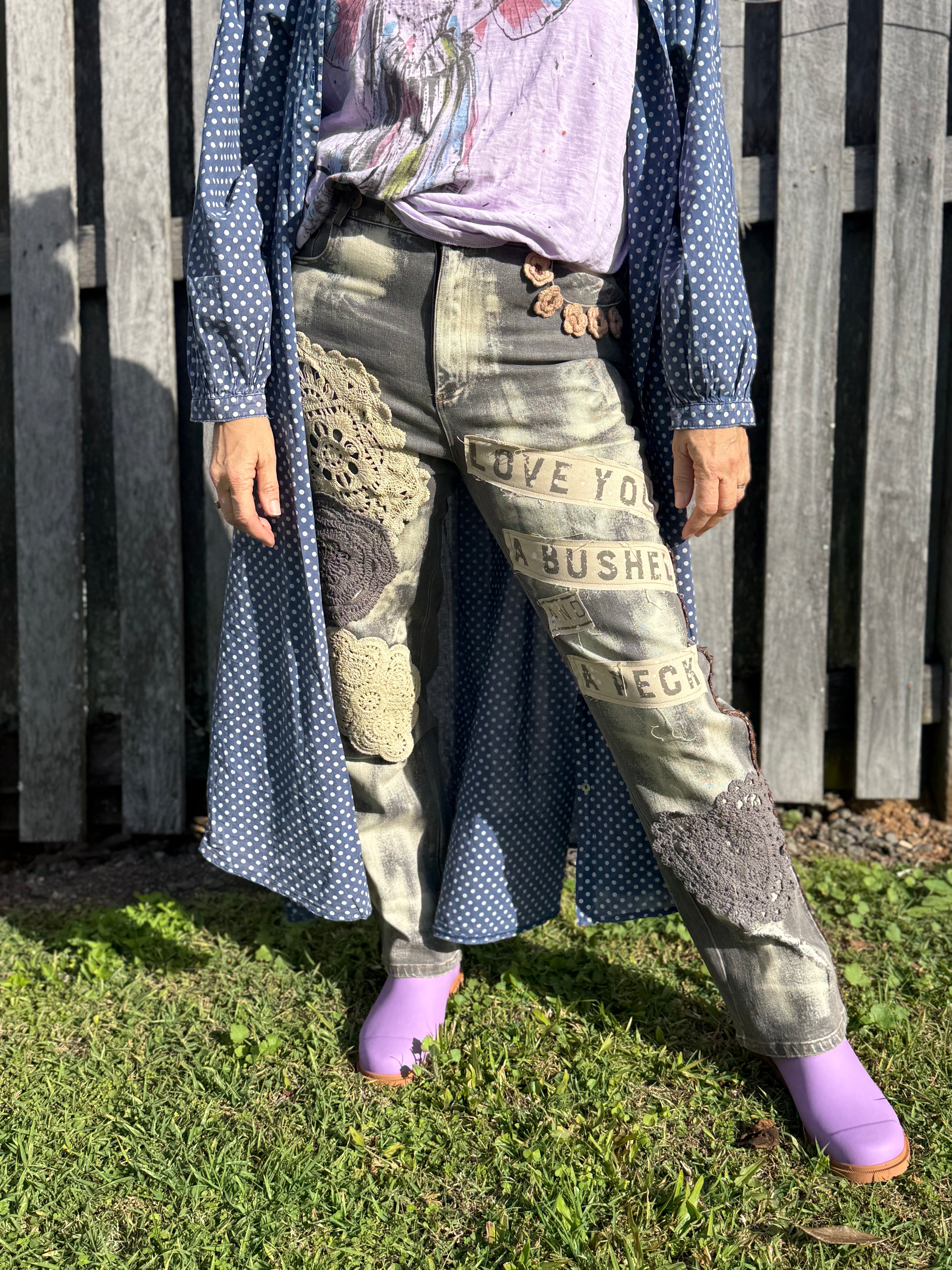   JADED GYPSY
FULL OF LOVE JEANS - VINTAGE BLACK - Stay Wild Collective  