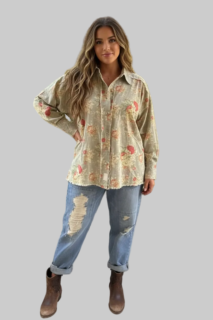  JADED GYPSY
Jaded Gypsy Star Catcher Top in Floral Meadow - Stay Wild Collective  