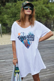 JERSEY BEACH DRESS - white - SALE - Stay Wild Collective  