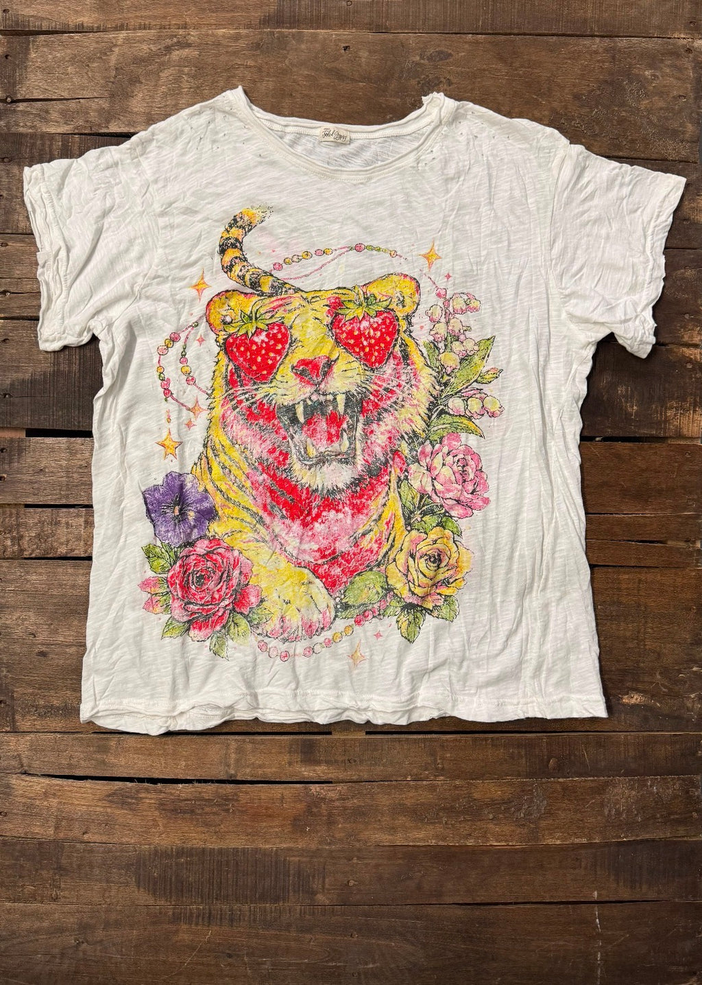 Jaded Gypsy worn and weathered tee groovy kind of love - Stay Wild Collective