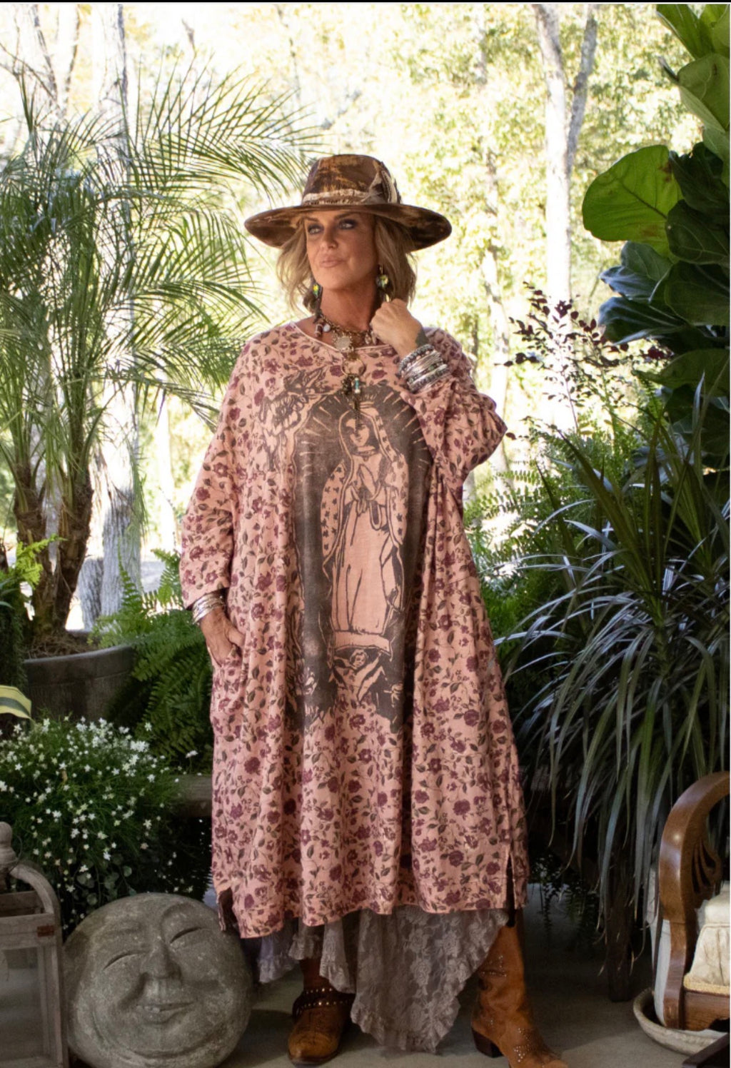  Jaded gypsy be true tunic floral blessings - Stay Wild Collective  