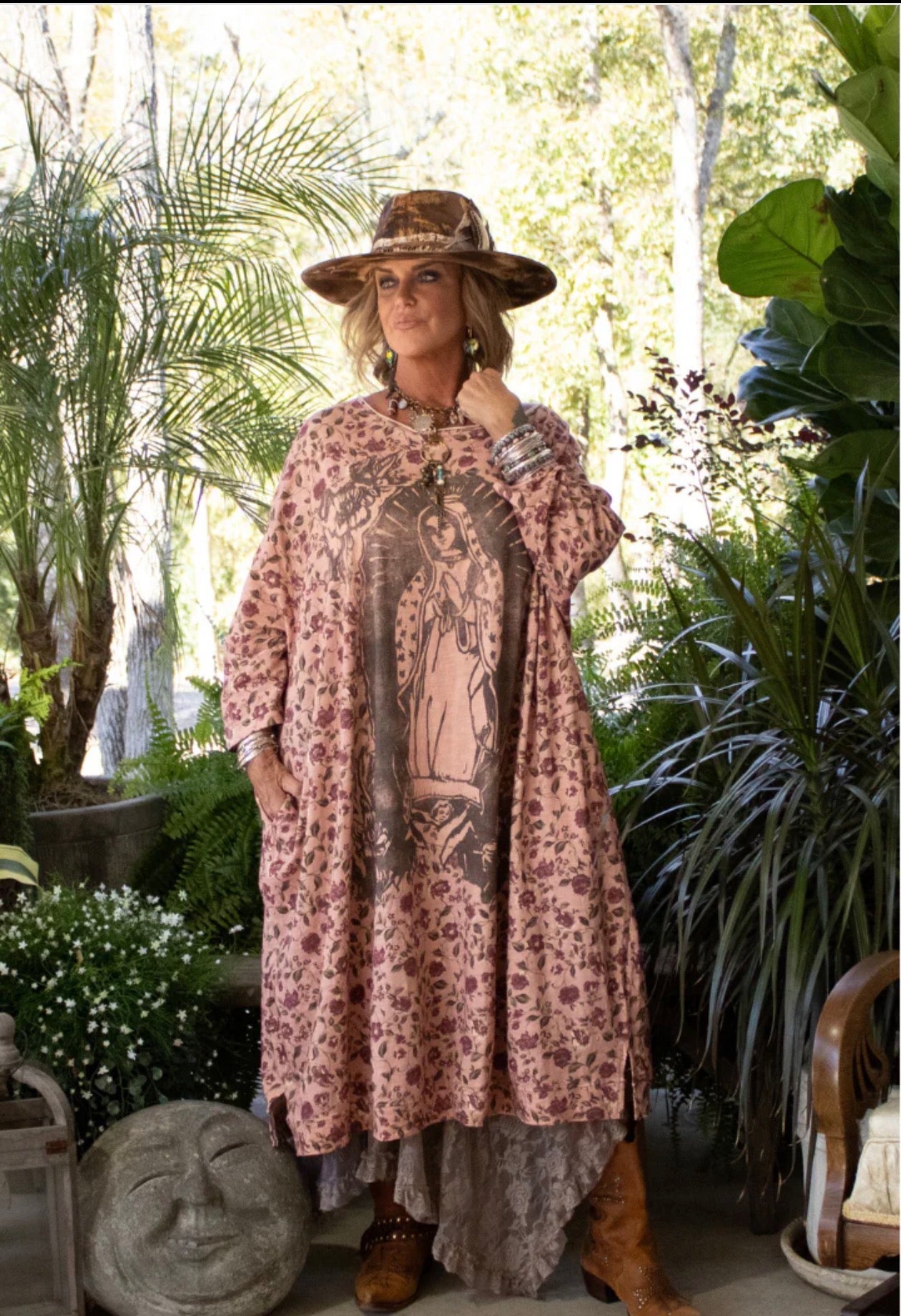  Jaded gypsy be true tunic floral blessings - Stay Wild Collective  