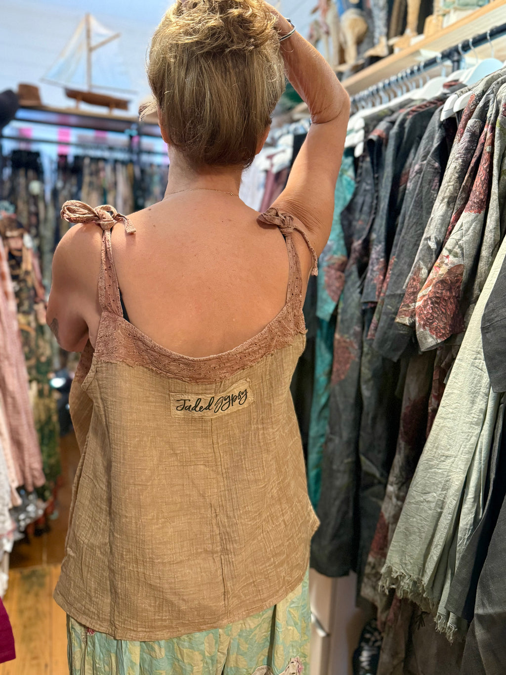 Jaded gypsy dreamline tank mauve - Stay Wild Collective
