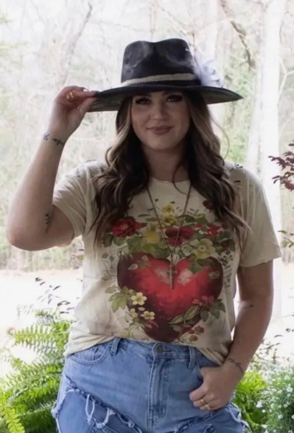  Jaded gypsy moon dance tee - full heart - Stay Wild Collective  