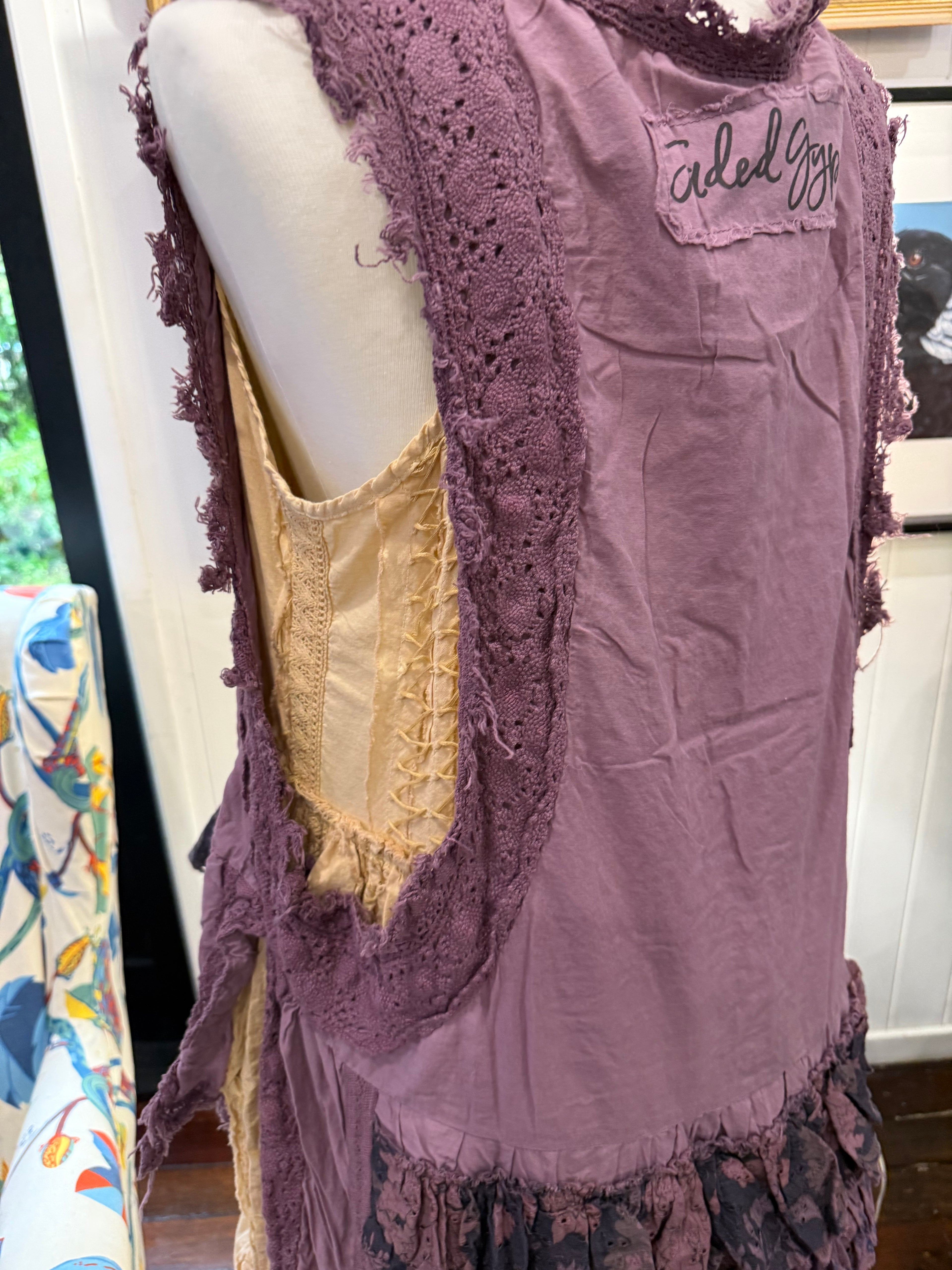  Jaded gypsy ruffle up Hilo top plum - Stay Wild Collective  