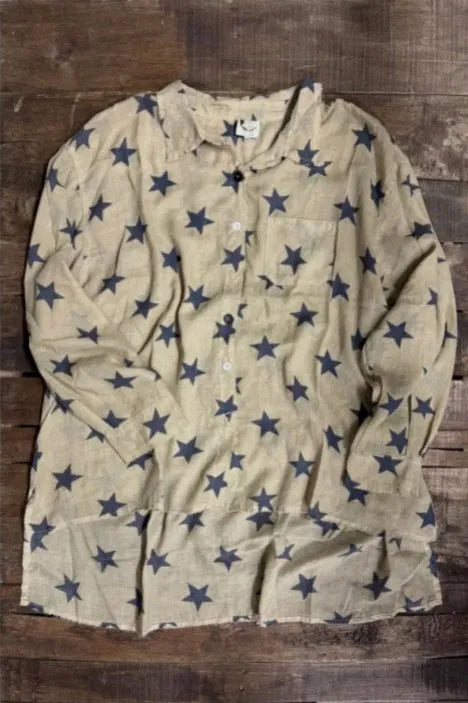 person wearing Jaded gypsy starburst top - Stay Wild Collective  