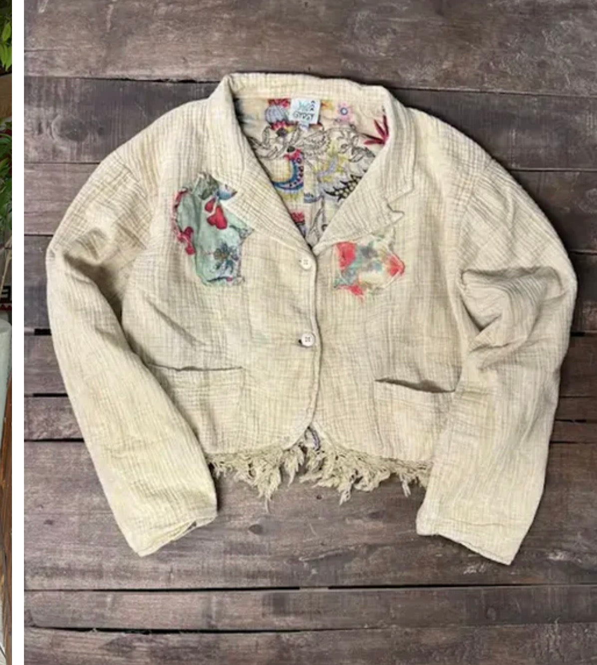  Jaded gypsy sunwashed jacket - Stay Wild Collective  