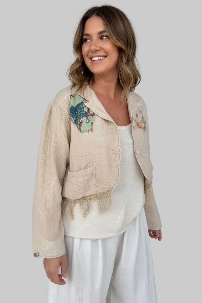  Jaded gypsy sunwashed jacket - Stay Wild Collective  