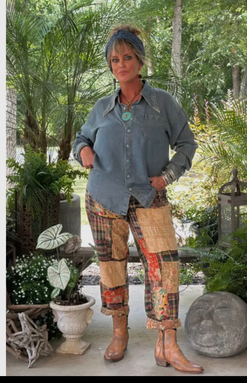  Pre order Jaded gypsy travelling in pants- patch Melody - Stay Wild Collective  