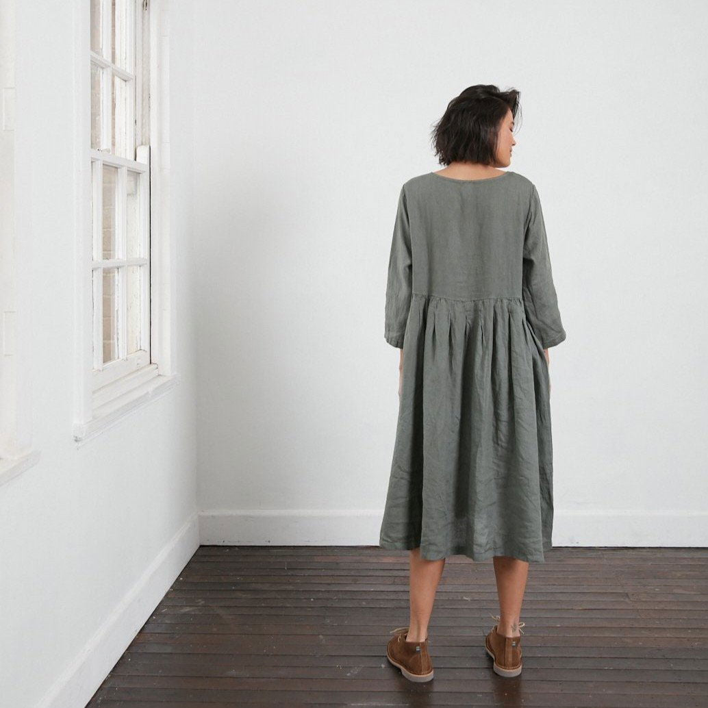   Journee linen dress Montaigne - Stay Wild Collective  