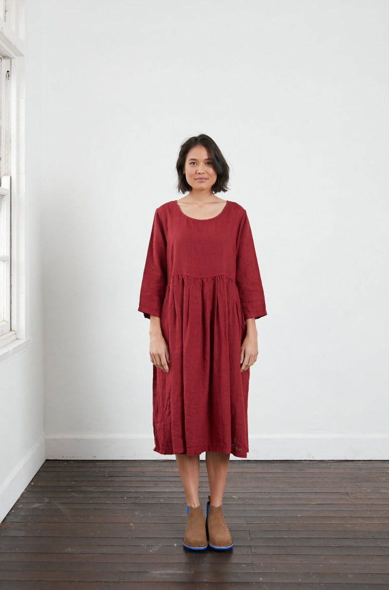   Journee linen dress Montaigne - Stay Wild Collective  