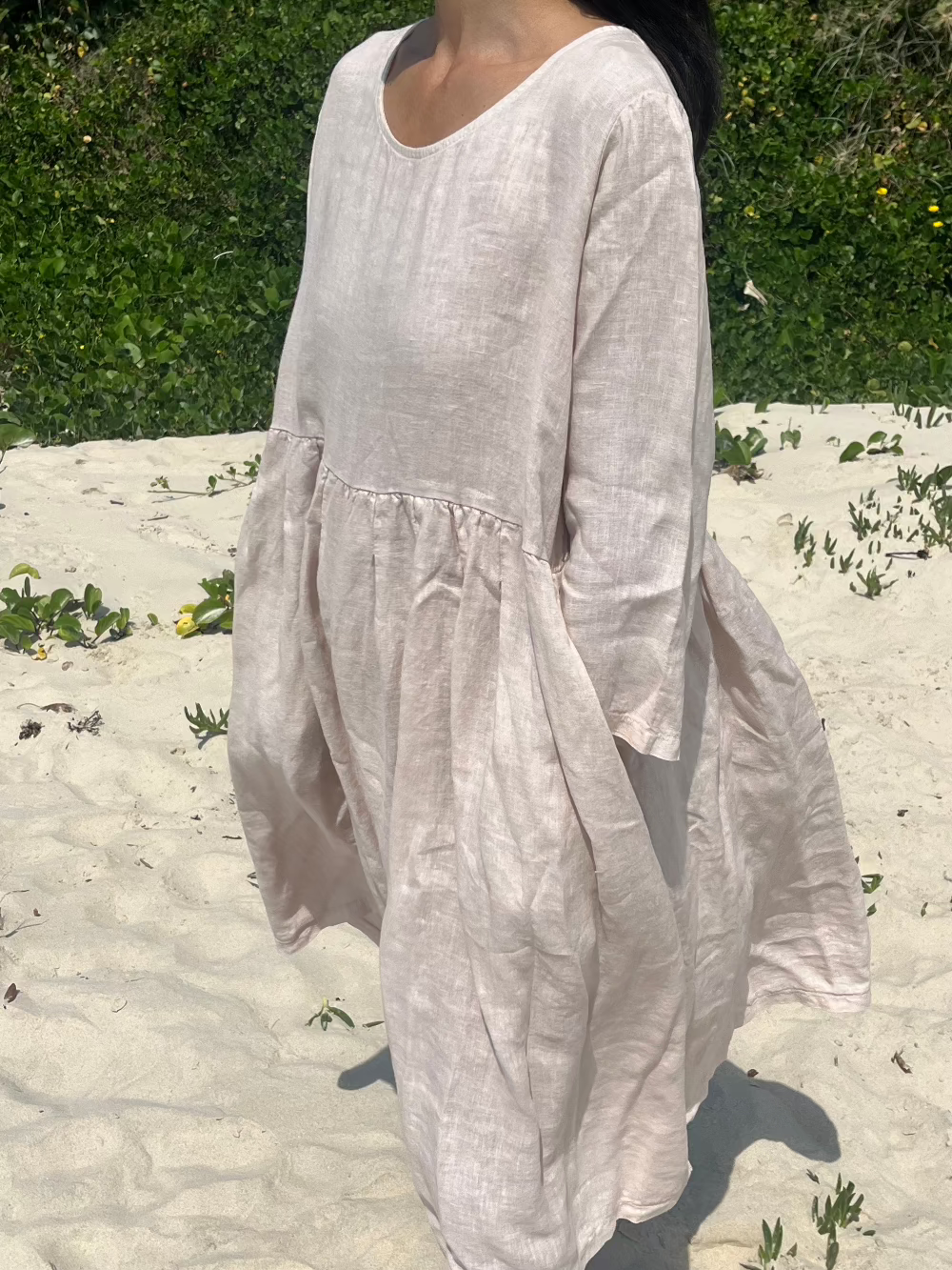   Journee linen dress Montaigne - Stay Wild Collective  